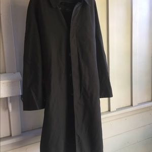 Overcoat/trench coat, black,